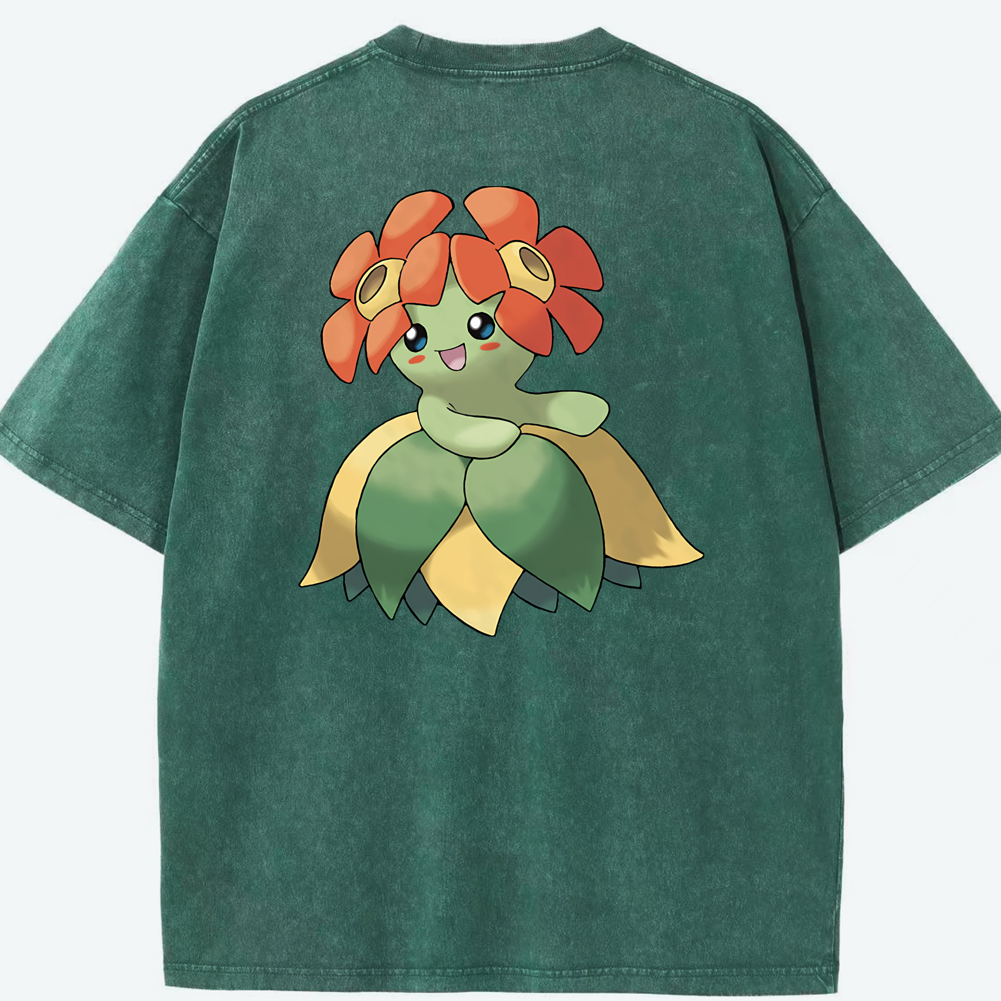 （画像用） ポケットモンスター Pokémon 綿100% ヴィンテージ風 半袖Tシャツ（背面プリント）